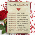 Cardstruck You Are My Favorite anniversary and birthday card